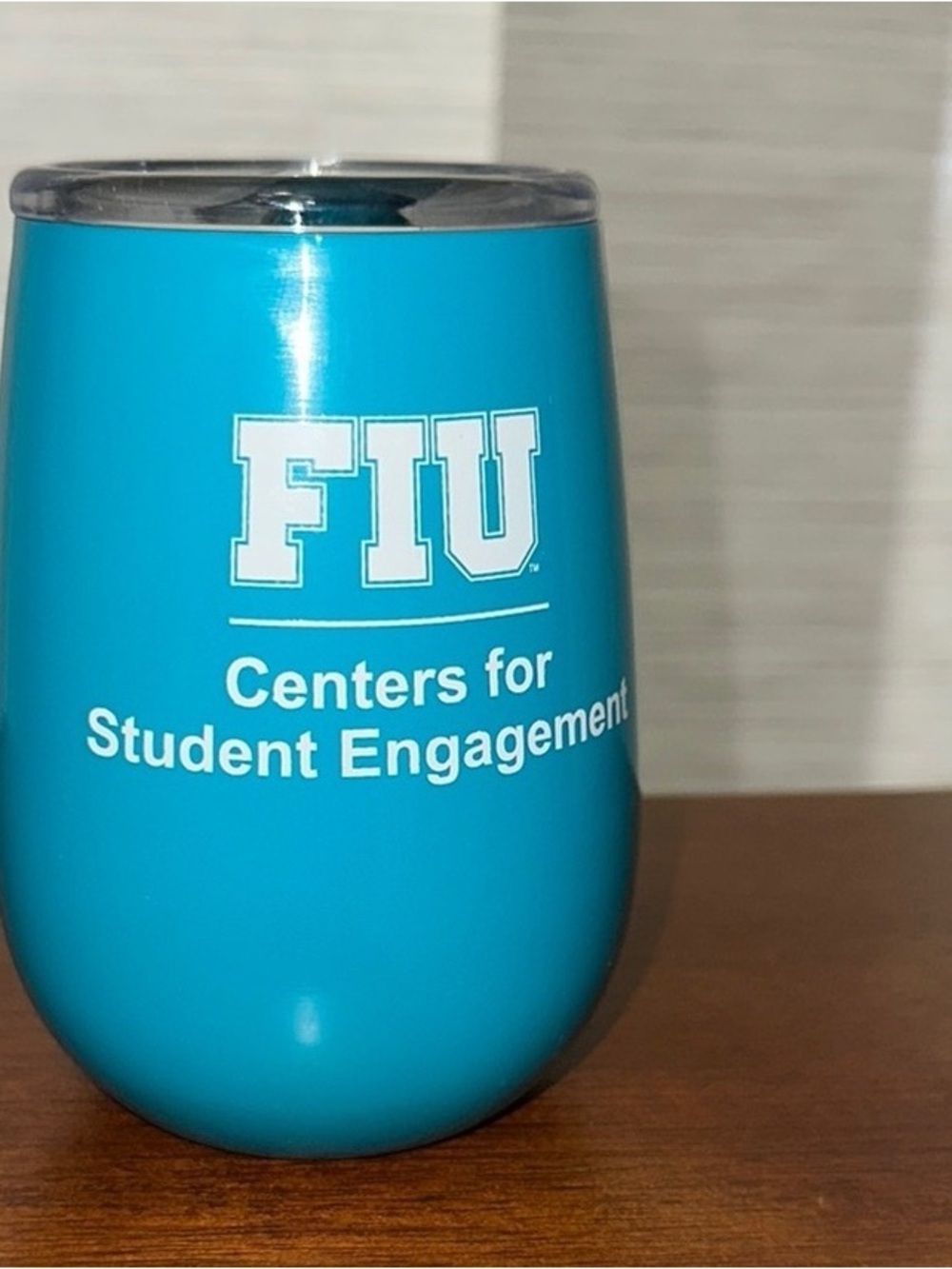fresh Teal FIU Stemless Travel Tumbler